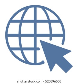 Web Icon Vector flat design style