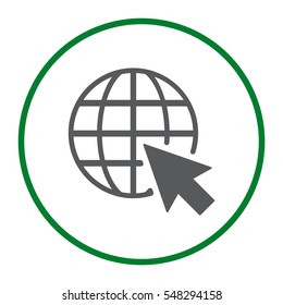 Web Icon Vector flat design style