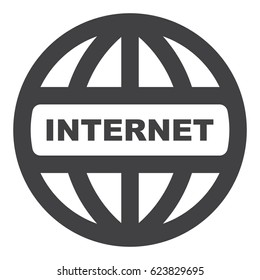 Web Icon Vector flat design style