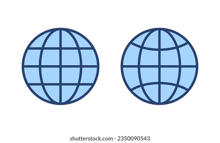 Web icon vector. go to web sign and symbol. web click icon. Global search icon