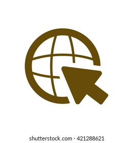   web  icon, vector illustration. Flat design  