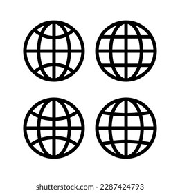 Web icon vector illustration. go to web sign and symbol. web click icon. Global search icon