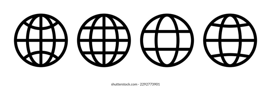 Web icon vector illustration. go to web sign and symbol. web click icon. Global search icon