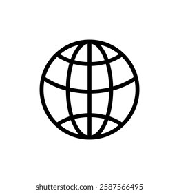 Web icon vector illustration. go to web sign and symbol. web click icon. Global search icon