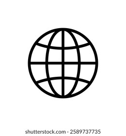Web icon vector illustration. go to web sign and symbol. web click icon. Global search icon