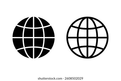 Web icon vector illustration. go to web sign and symbol. web click icon. Global search icon