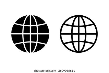 Web icon vector illustration. go to web sign and symbol. web click icon. Global search icon