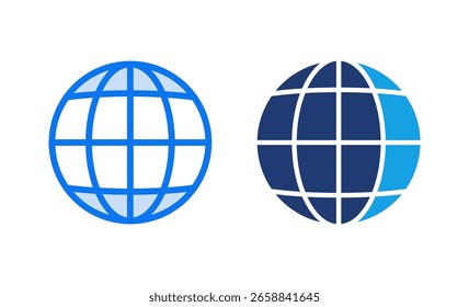 Web icon vector illustration. go to web sign and symbol. web click icon. Global search icon