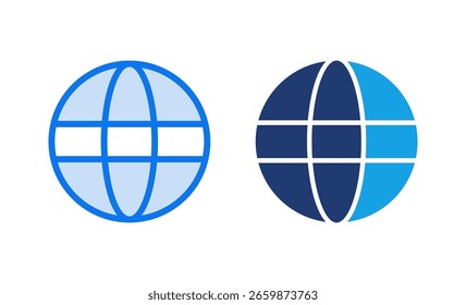Vektorgrafik eines Websymbols. gehen Sie zum Web-Zeichen und -Symbol. Web-Klick-Symbol. Globales Suchsymbol