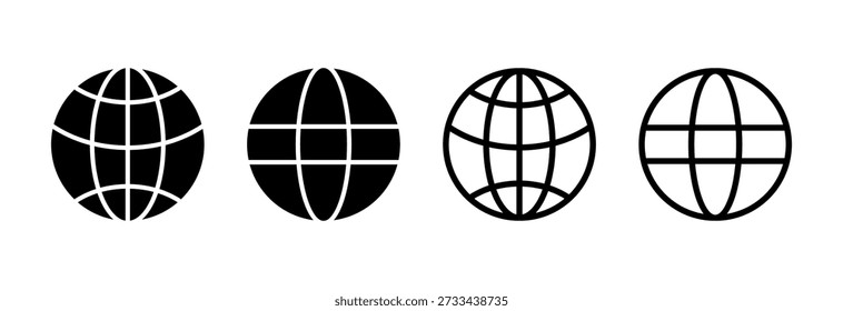 Vektorgrafik eines Websymbols. gehen Sie zum Web-Zeichen und -Symbol. Web-Klick-Symbol. Globales Suchsymbol