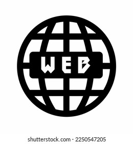 Web icon vector illustration. Stock vector.