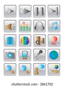 the web icon. vector image. 20 buttom.