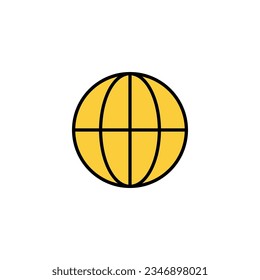 Web icon vector for web and mobile app. go to web sign and symbol. web click icon. Global search icon