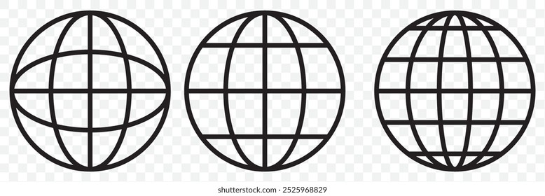 Web icon vector. Web icon page symbol for your web design. Internet world vector. EPS 10.