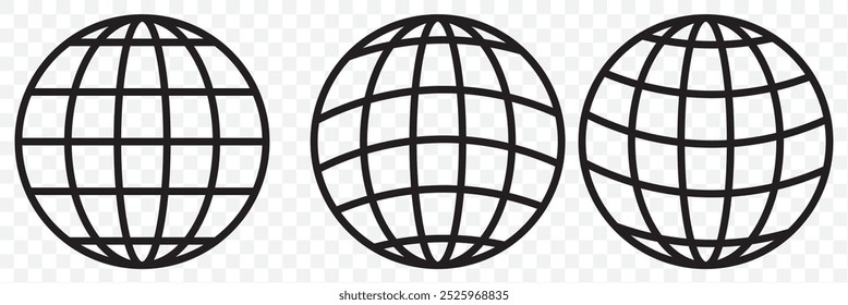 Web icon vector. Web icon page symbol for your web design. Internet world vector. EPS 10.