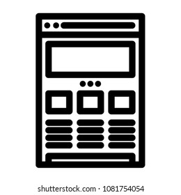 web icon vector pictogram mark symbol