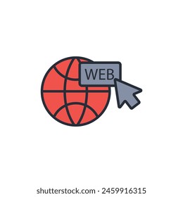web icon. vector.Editable stroke.linear style sign for use web design,logo.Symbol illustration.