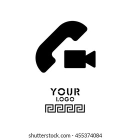 Web icon. Video call
