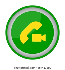 Web icon. Video call