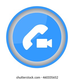 Web icon. Video call