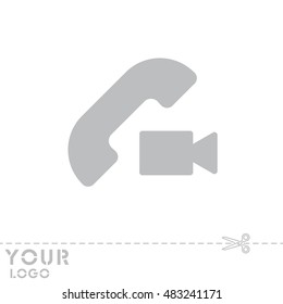 Web icon. Video call