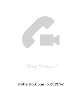 Web icon. Video call