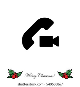 Web icon. Video call