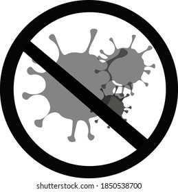 web icon, virus,covid19 good for icon vector illustrator design,balck and white