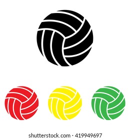 Web icon. Volleyball
