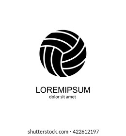 Web icon. Volleyball