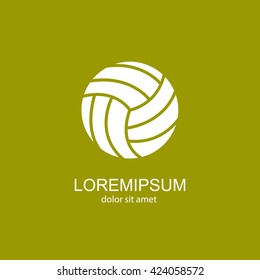 Web icon. Volleyball