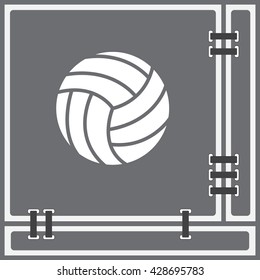 Web icon. Volleyball