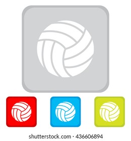 Web icon. Volleyball