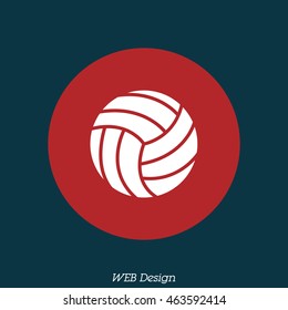 Web icon. Volleyball