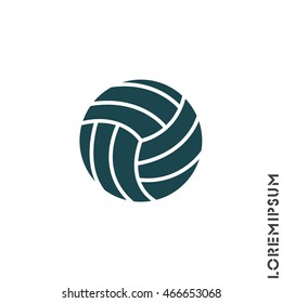 Web icon. Volleyball
