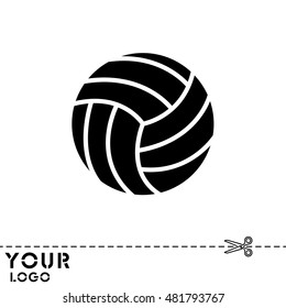 Web icon. Volleyball