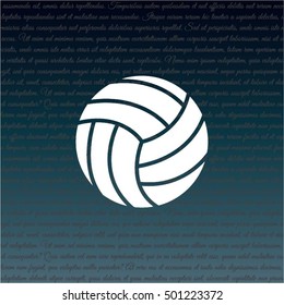 Web icon. Volleyball