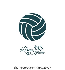 Web icon. Volleyball