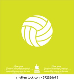 Web icon. Volleyball