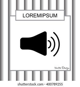 Web icon. Volume