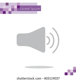 Web icon. Volume