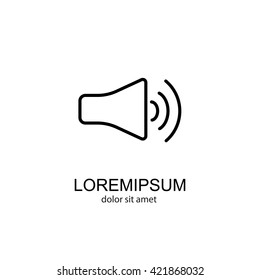 Web icon. Volume