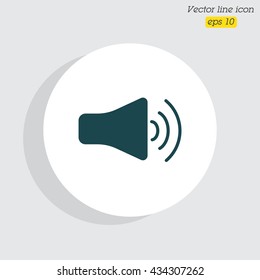 Web icon. Volume