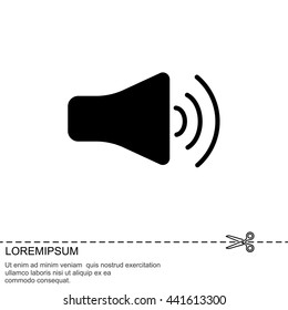 Web icon. Volume