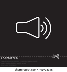 Web icon. Volume