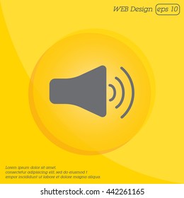 Web icon. Volume