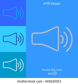 Web icon. Volume