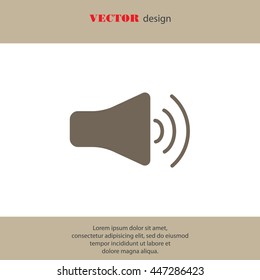 Web icon. Volume