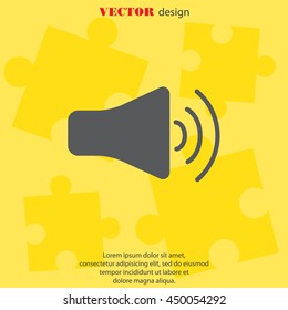 Web icon. Volume