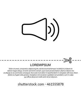 Web icon. Volume
